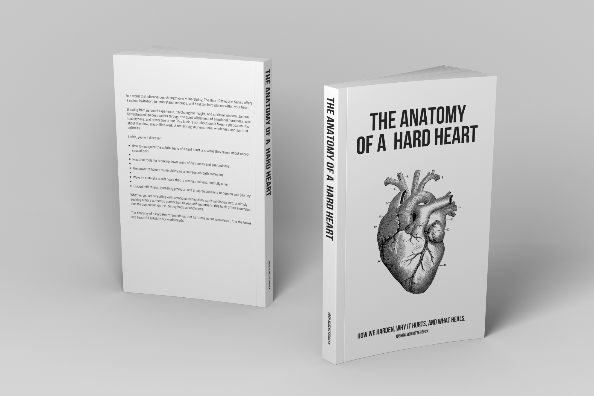 Front and back copies of The Anatomy of a Hard Heart
